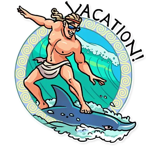 Sticker 🏄