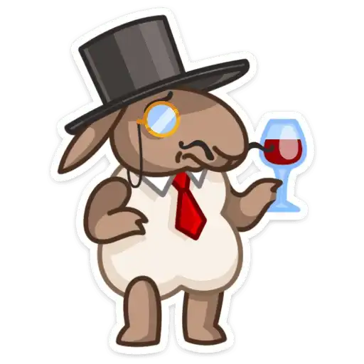Sticker 🍷
