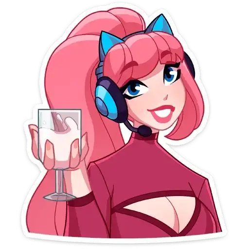 Sticker 🍷
