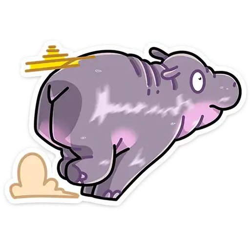Sticker 🦛