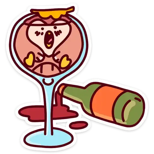 Sticker 🍷