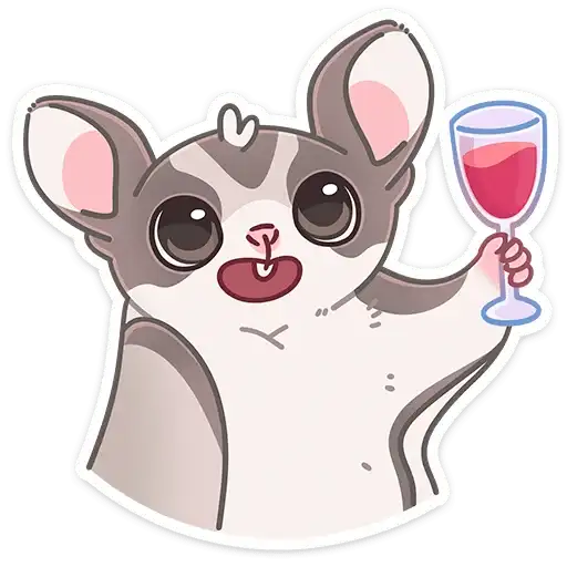 Sticker 🍷