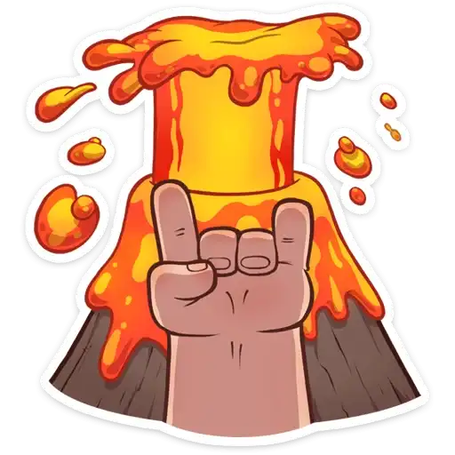 Sticker 🌋