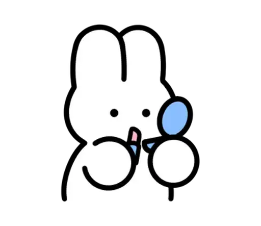 Sticker 🐇