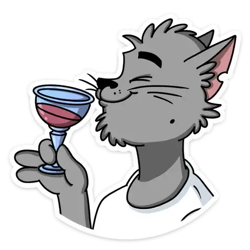 Sticker 🍷