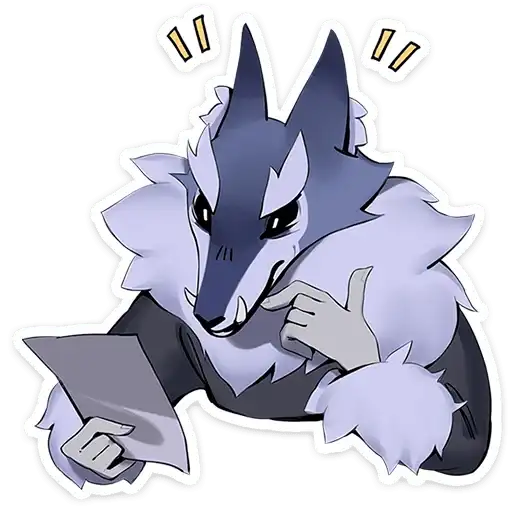 Sticker 🐺