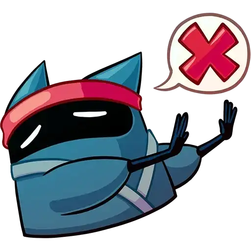 Sticker ❌