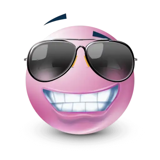 Pink emoji preview