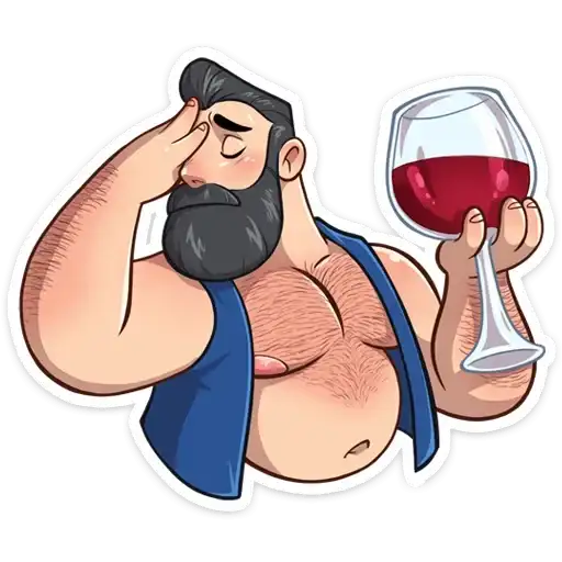Sticker 🍷