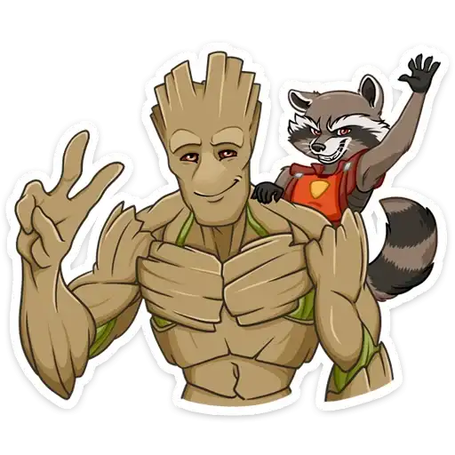 Ракета и Грут preview