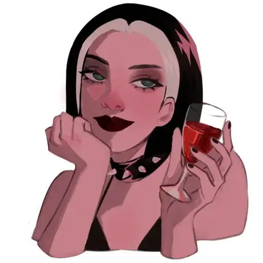 Sticker 🍷