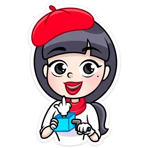 Sticker 👩‍🦰