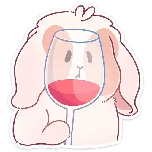 Sticker 🍷
