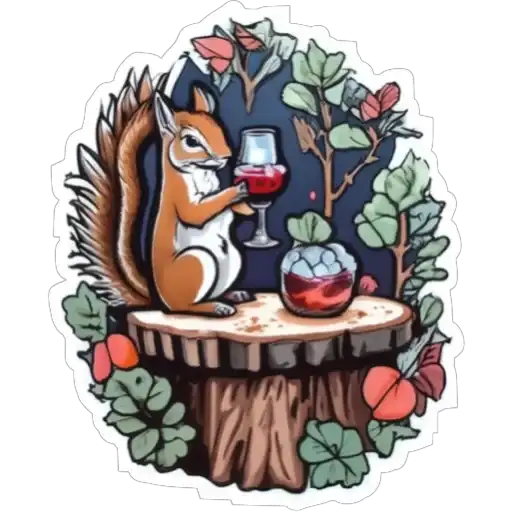 Sticker 🍷