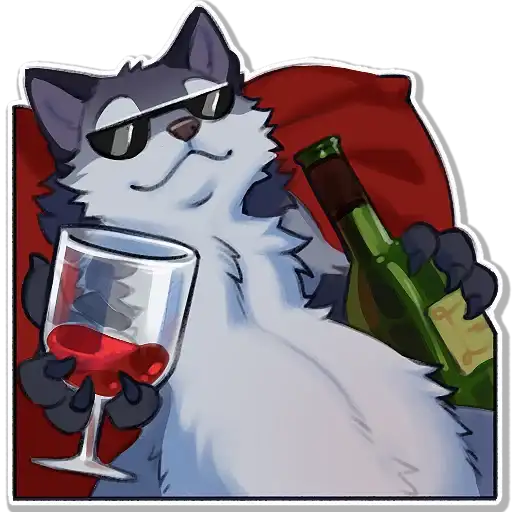 Sticker 🍷