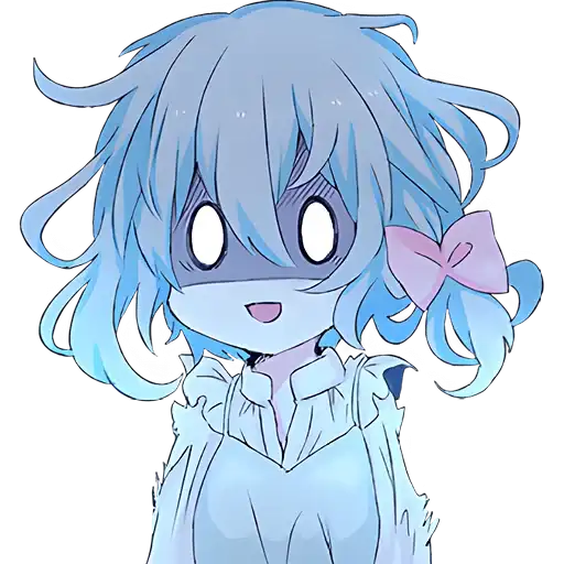 Голубая девочка preview