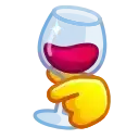 Sticker 🍷