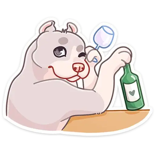 Sticker 🍷
