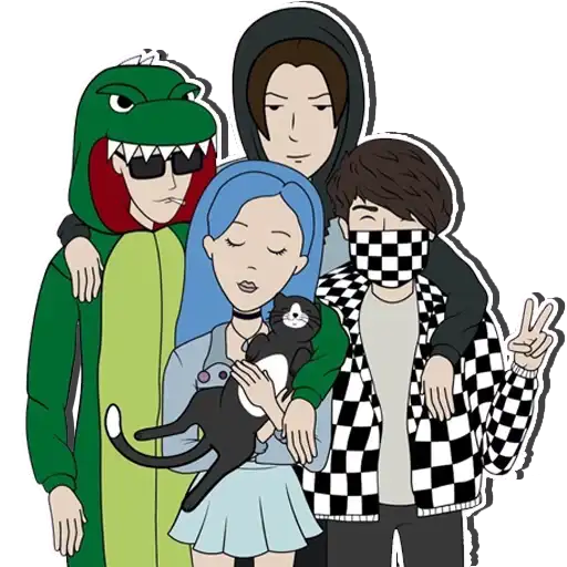 Sticker 👨‍👨‍👧‍👧