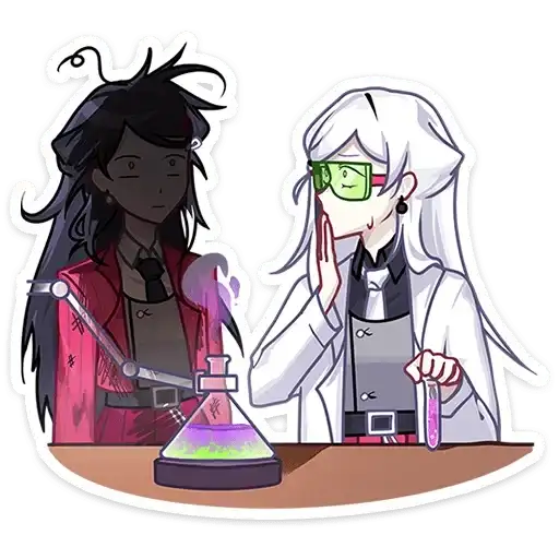 Sticker 👩‍🔬