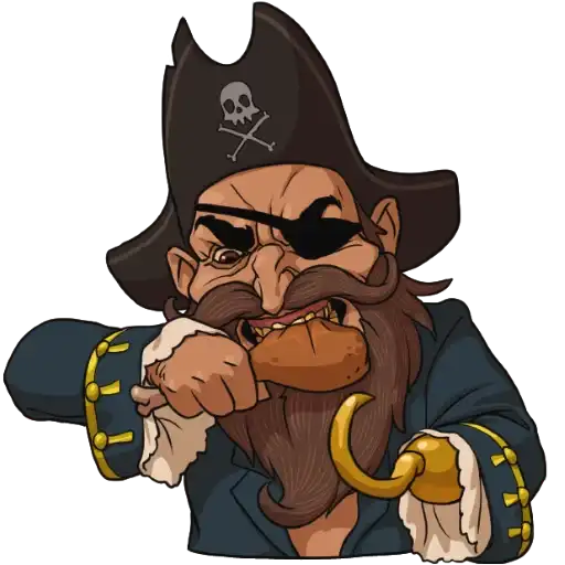 Tempest Pirate Action RPG Stickers preview