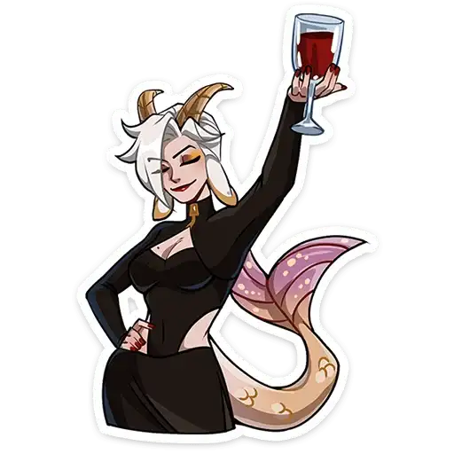 Sticker 🍷