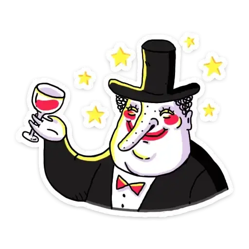 Sticker 🍷