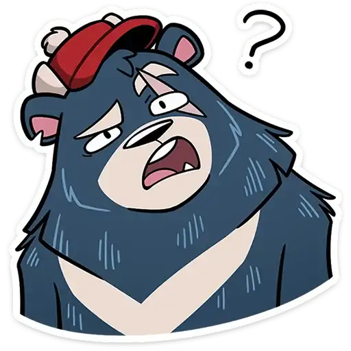Sticker 🐻