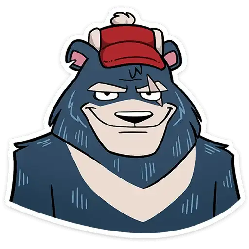 Sticker 🐻