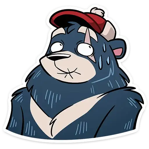 Sticker 🐻