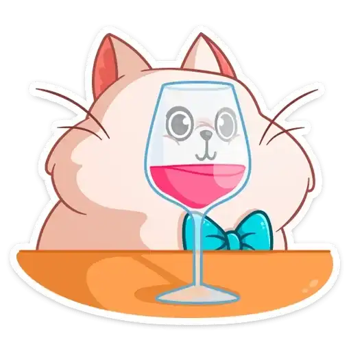 Sticker 🍷