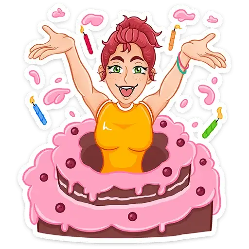 Sticker 🎂