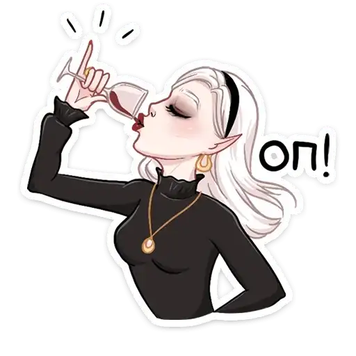 Sticker 🍷