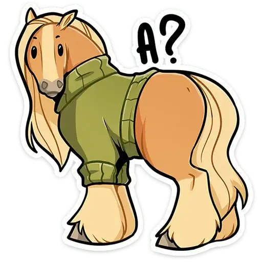 Sticker 🐴