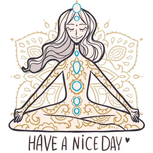 Yoga Sticker • by AnVinoArt preview