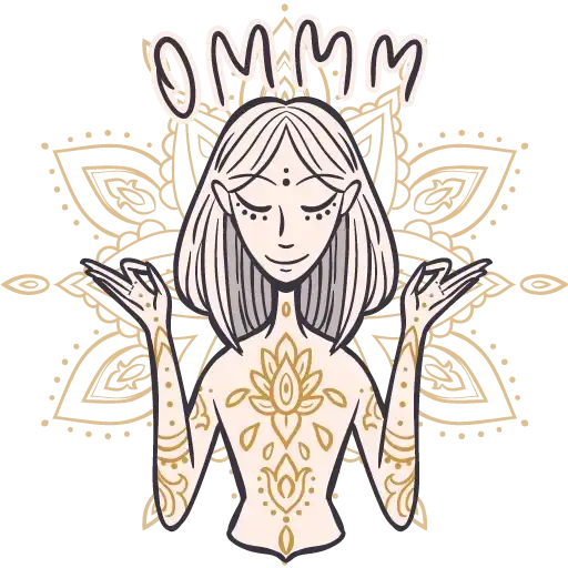 Yoga Sticker • by AnVinoArt preview