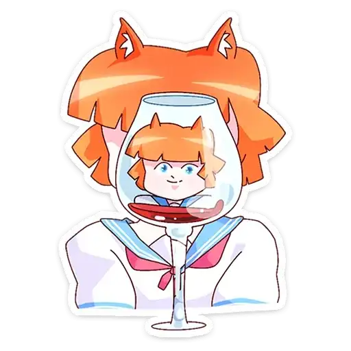 Sticker 🍷