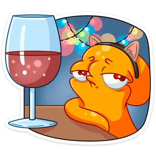 Sticker 🍷