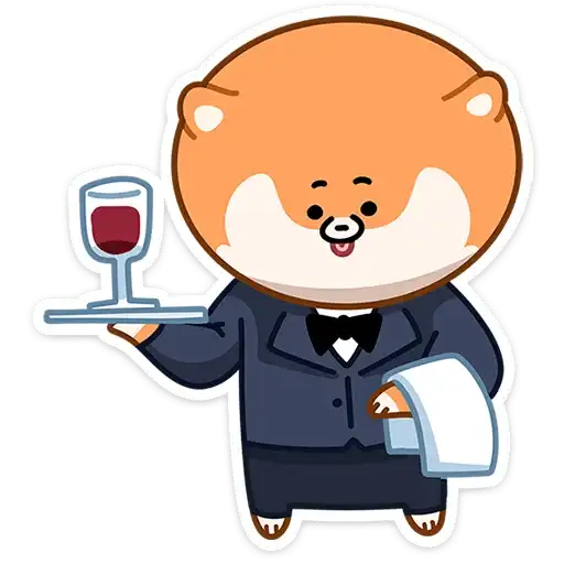 Sticker 🍷