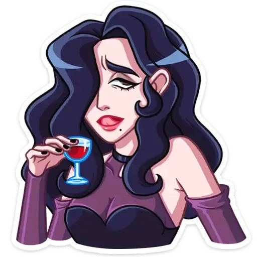 Sticker 🍷