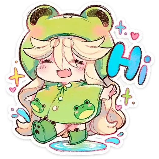 Sticker 🐸