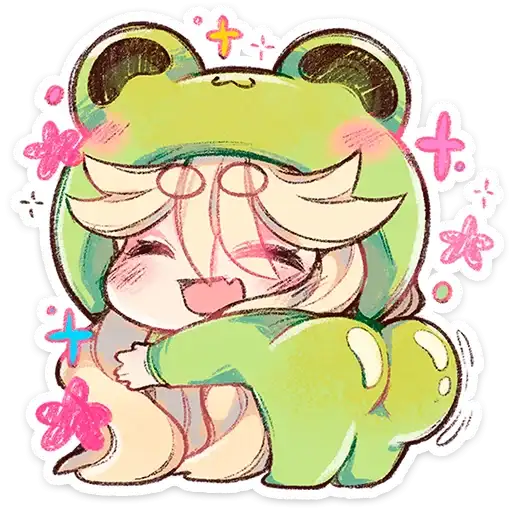 Sticker 🐸