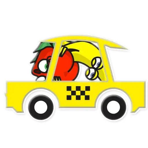 Sticker 🚕
