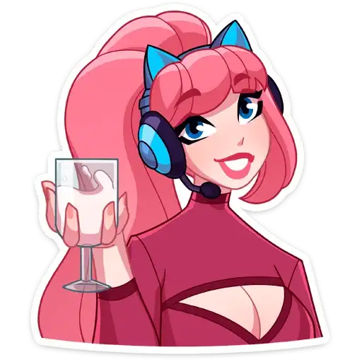 Sticker 🍷