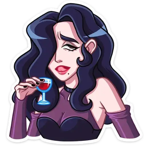 Sticker 🍷