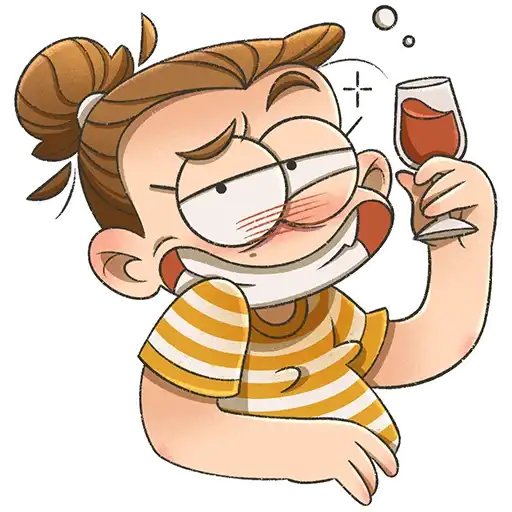Sticker 🍷