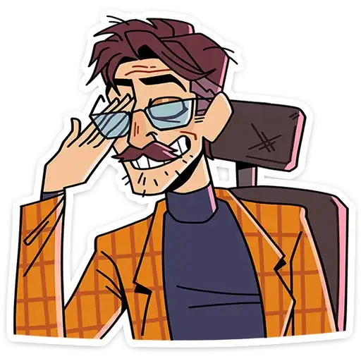 Sticker 👨‍🦰