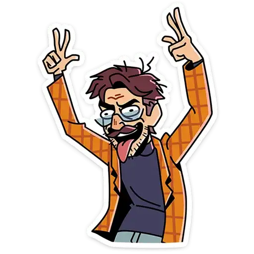 Sticker 👨‍🦰