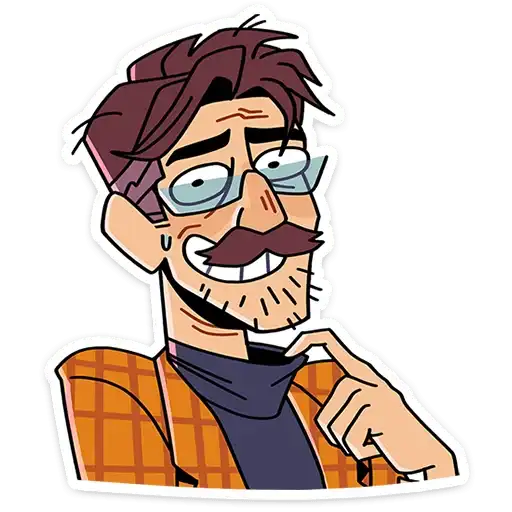 Sticker 👨‍🦰