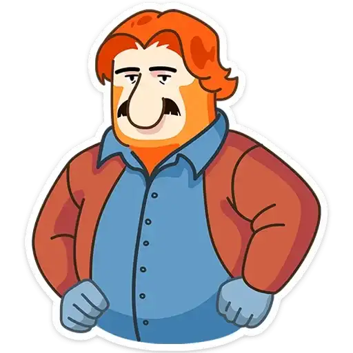 Sticker 👨‍🦰